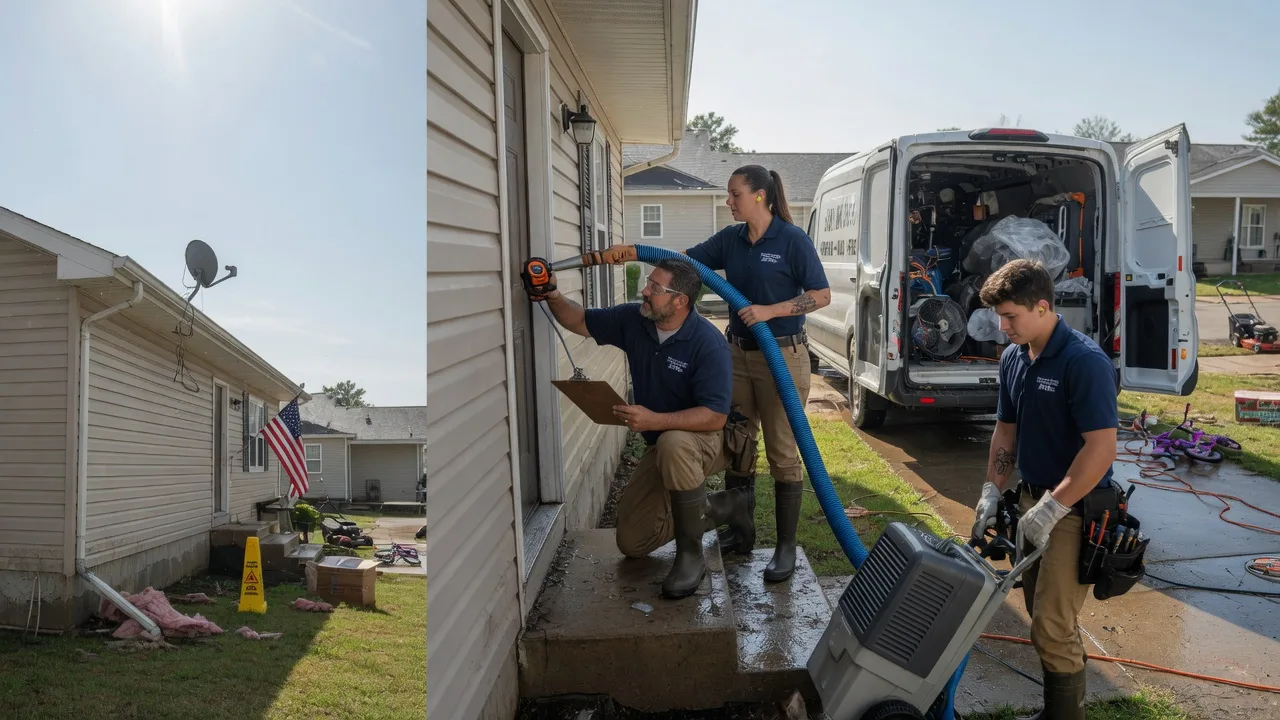 Ceiling Water Damage Restoration in Algoma, WI near me